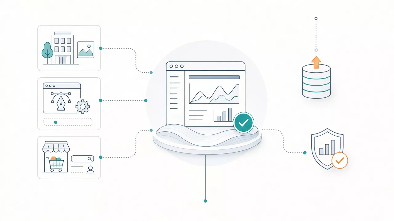 Chọn gói theo website và tải sử dụng thực tế