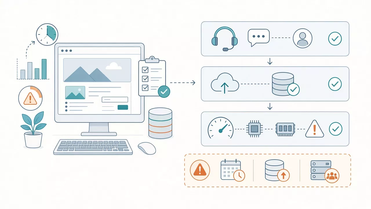 Kiểm thử gói hosting và nhận diện lỗi chọn mua thường gặp