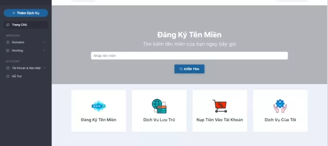 Share mã nguồn bán tên miền, hosting auto