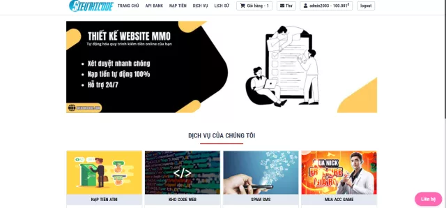 MÃ NGỒN BÁN CODE BÁN TIKTOK ACC FF NẠP TIỀN ATM AUTO