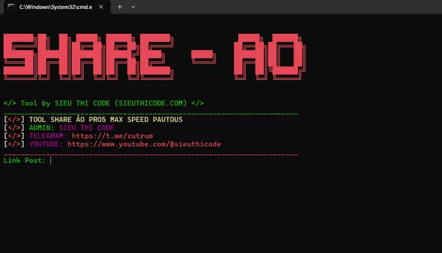 Tools Share Ảo Python