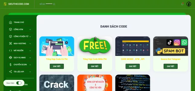 Mã Nguồn Siêu Thị Code Độc Quyền