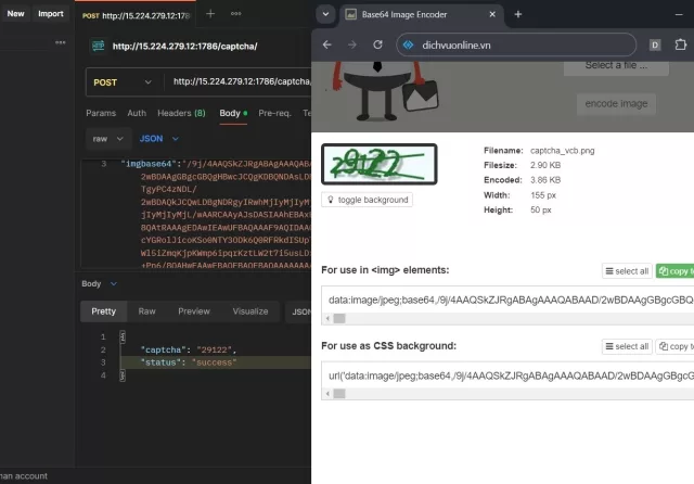 Code Giải Captcha Ngân Hàng VietComBank python