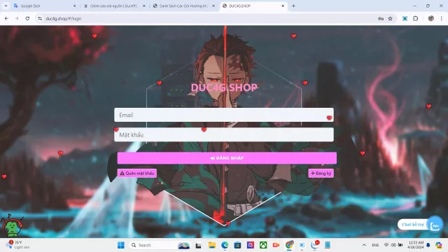 WEBSITE 4G VPN  Bản Vmware chạy tại nhà