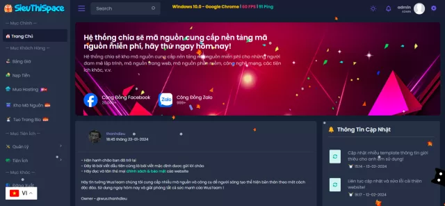 Share mã nguồn bán mã nguồn,hosting auto